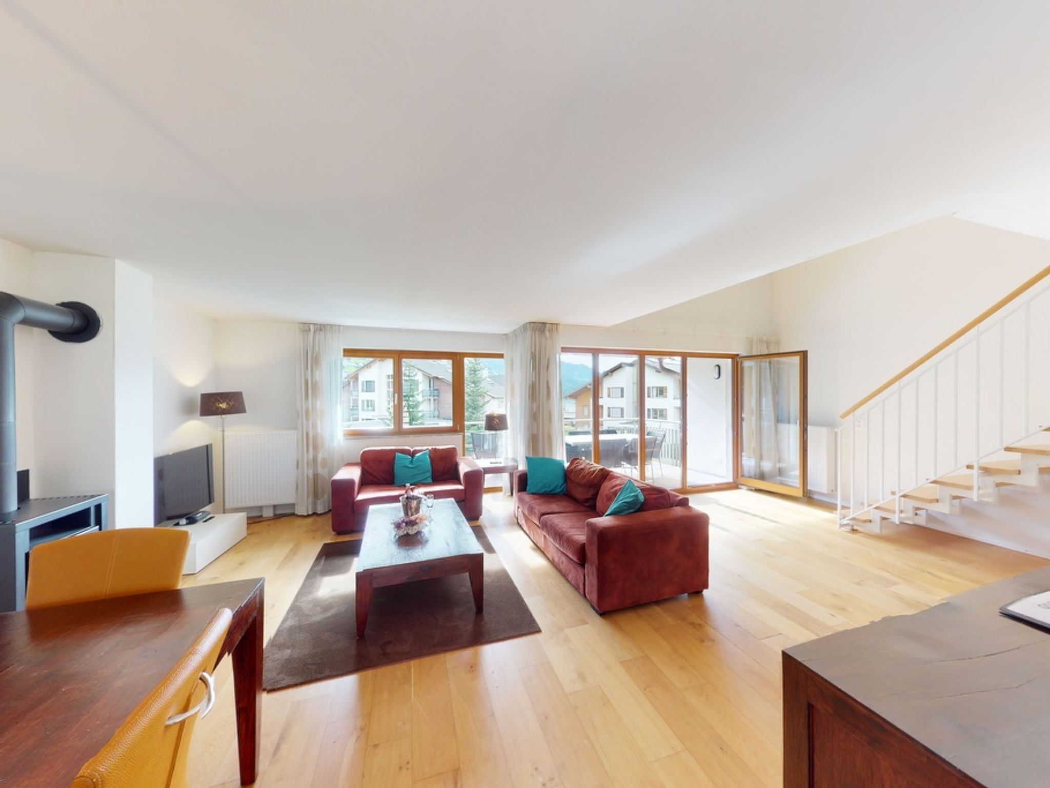 Walensee House & Apartments, (Unterterzen). Penthouse Apartment Nr. 106 - Image-tags.info