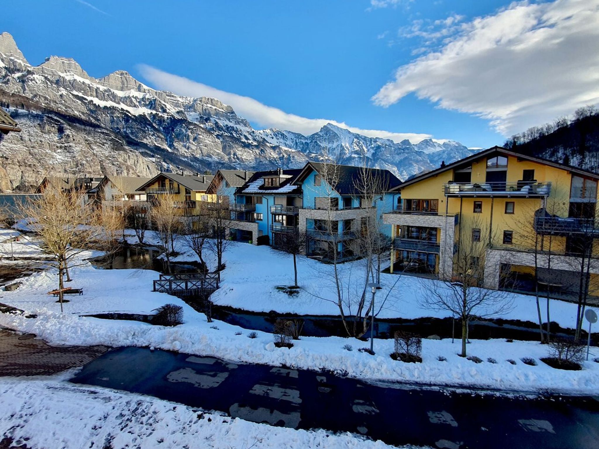 Walensee House & Apartments, (Unterterzen). Penthouse Apartment Nr. 162 - Image-tags.info