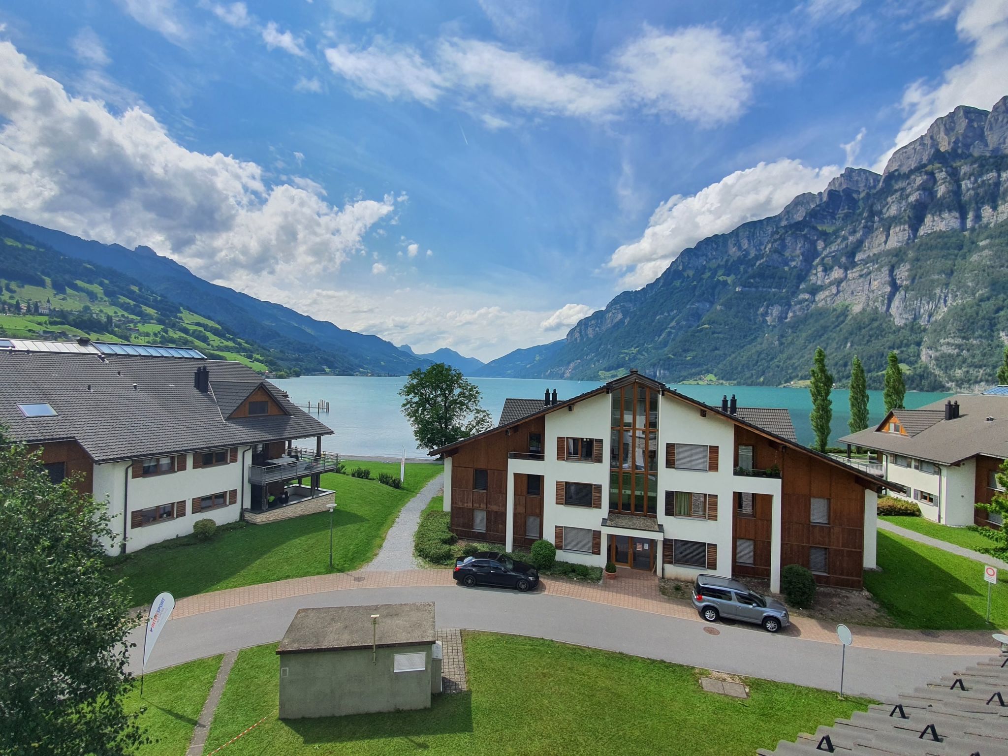 Walensee House & Apartments, (Unterterzen). Penthouse Apartment Nr. 162 - Image-tags.info