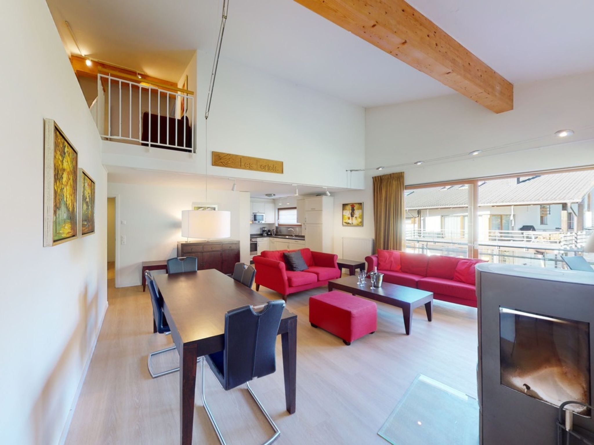 Walensee House & Apartments, (Unterterzen). Deluxe Penthouse Apartment Nr. 92 - Image-tags.info