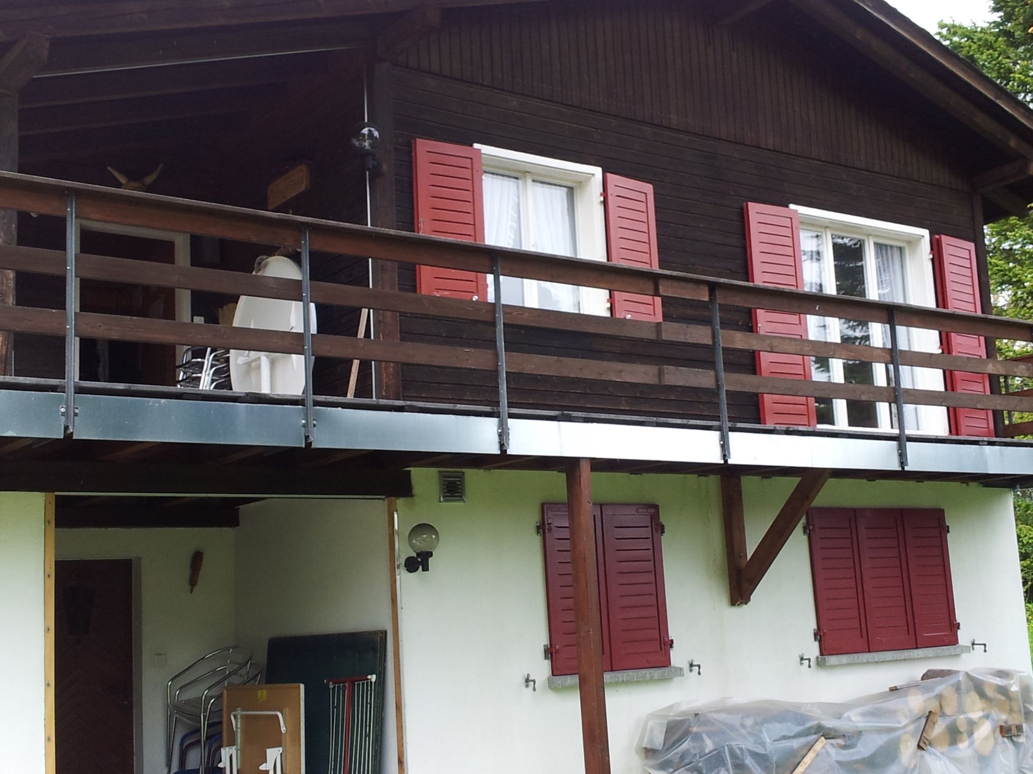 Chalet Hasehüsli, (Flumserberg Tannenboden). 3.5 Zimmerwohnung Bad/Dusche/Balko