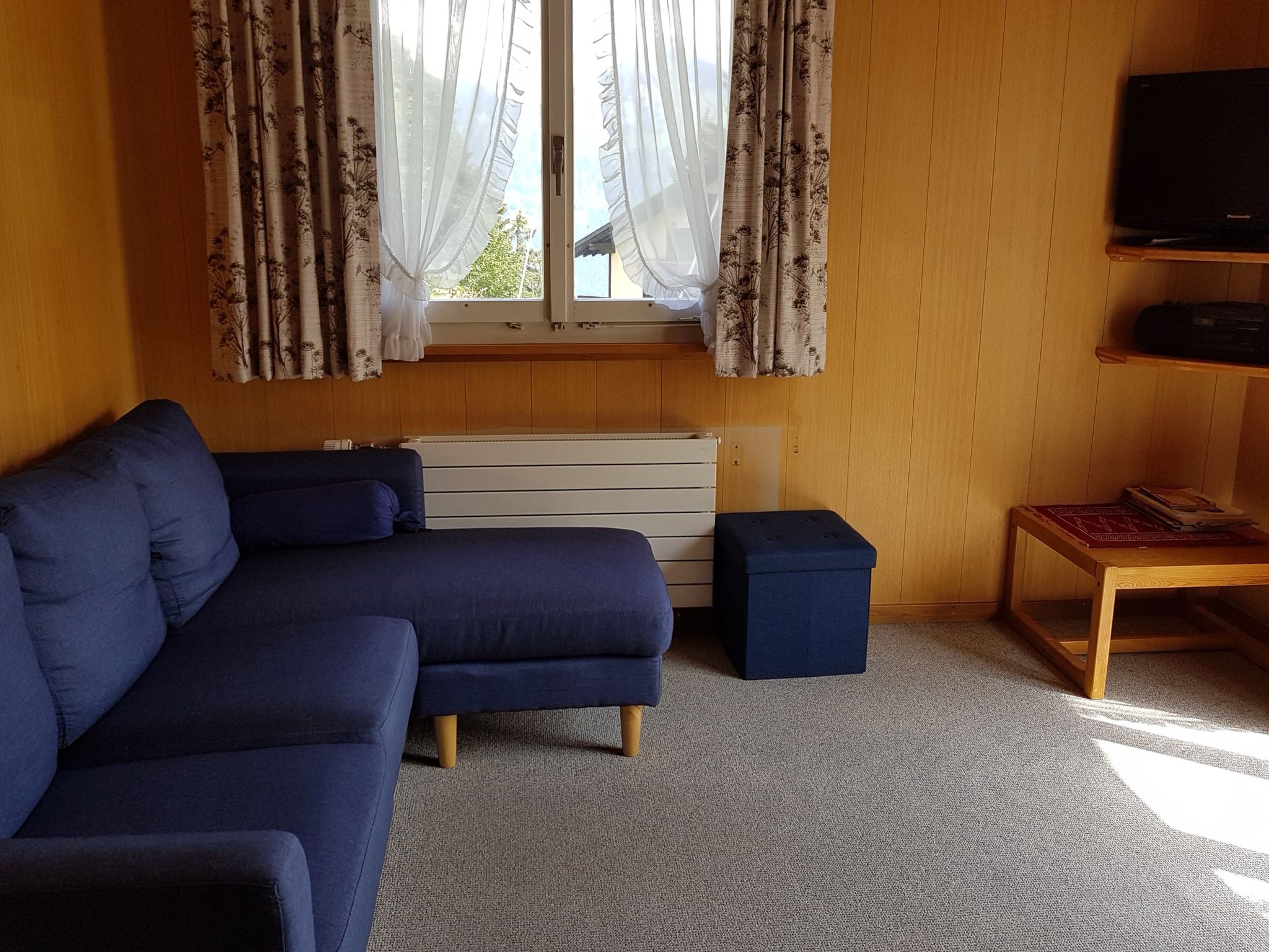 Chalet Hasehüsli, (Flumserberg Tannenboden). 3.5 Zimmerwohnung Bad/Dusche/Balko - Binnen
