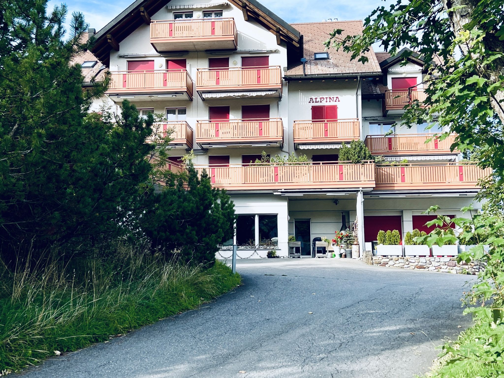 Haus Alpina (CharmingStay). 2.5-Zimmerwohnung mit zwei Balkonen