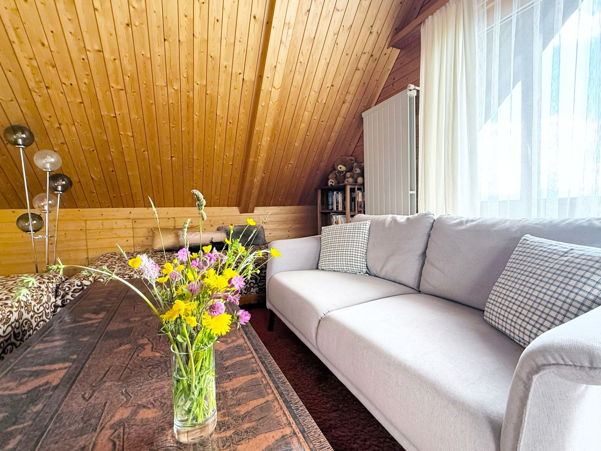 Haus DOMO, (Flumserberg Tannenboden). EG - 3.5-Zimmerwohnung Dusche/Terrasse - Binnen
