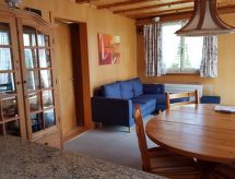 Knus chalet-appartement op de begane grond in Mols, vlakbij Flumserberg - thumbnail 1