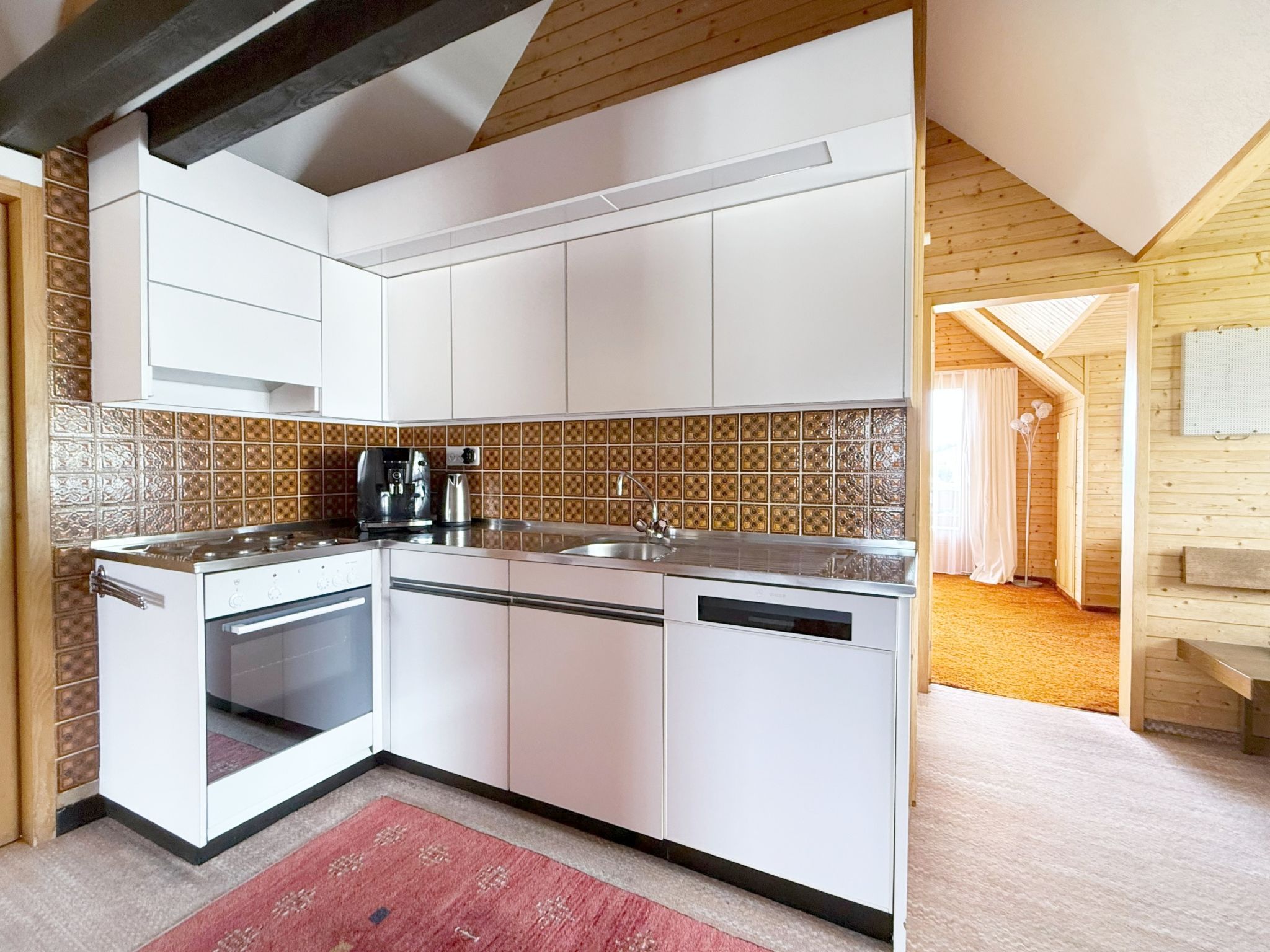 Haus DOMO, (Flumserberg Tannenboden). OG - 4.5-Zimmerwohnung Dusche/Balkon - Binnen