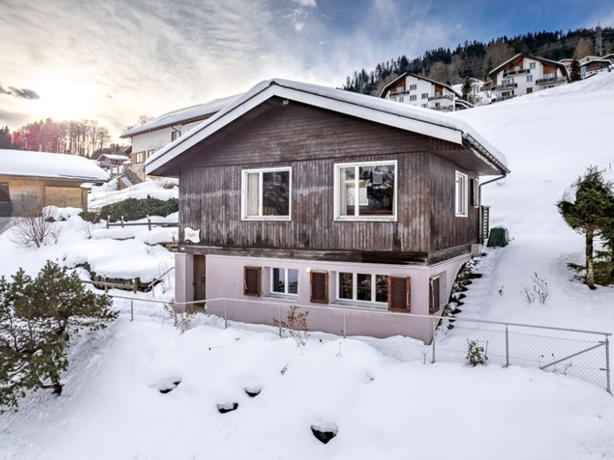 Chalet Agathli, (Flumserberg Bergheim). 4.5-Zimmerwohnung Bad/Dusche/Balkon