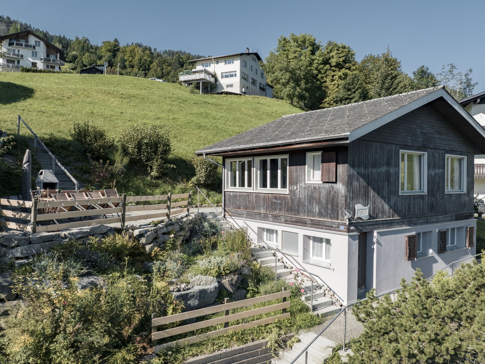 Chalet Agathli, (Flumserberg Bergheim). 4.5-Zimmerwohnung Bad/Dusche/Balkon