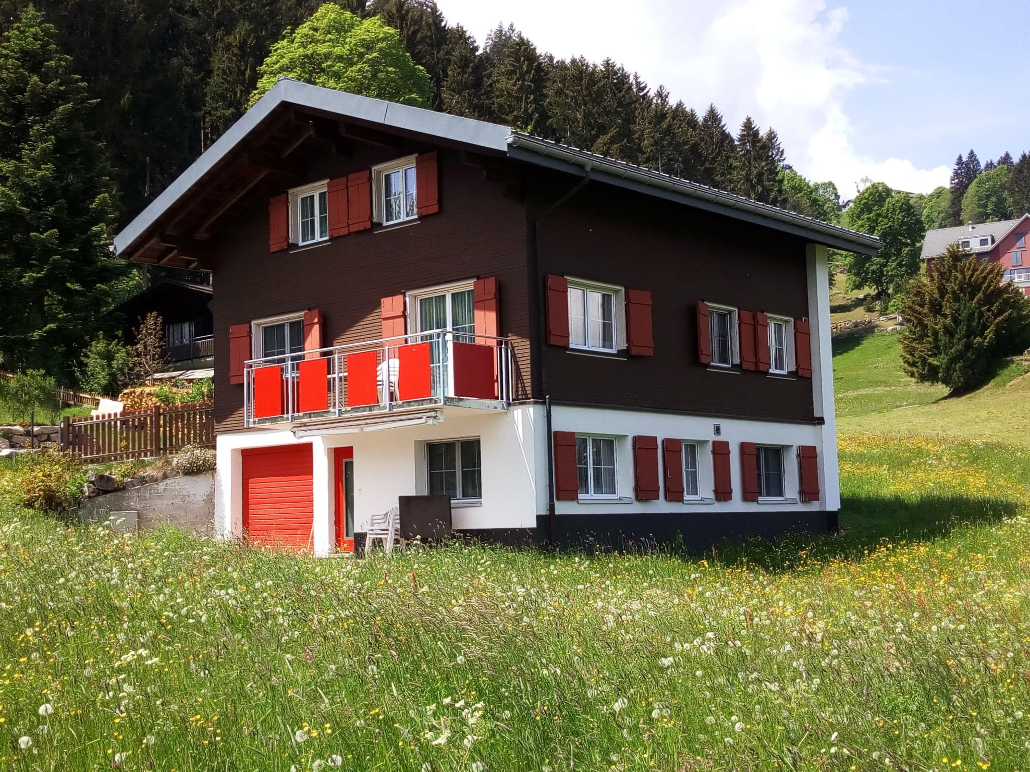 Tschudiboden, (Flumserberg Tannenheim). 2 Zimmerwohnung mit Bad/Dusche (UG)