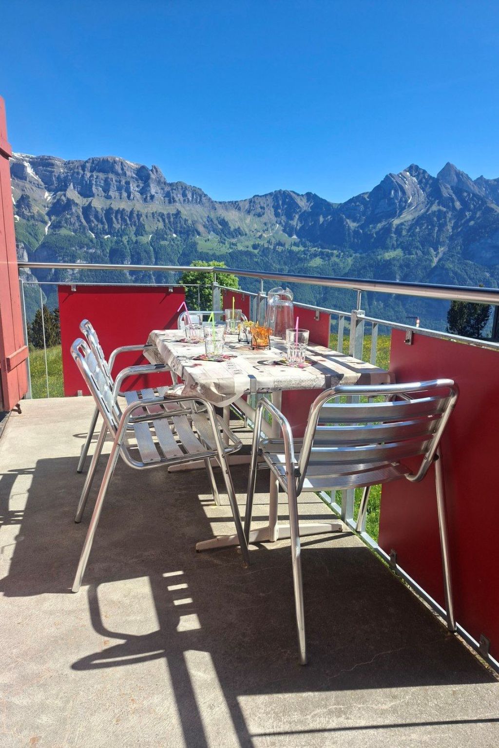 Appartement Ferienhaus Tschudiboden, (Flumserberg Tannenheim), – Terrasse, photo 17 sur 17