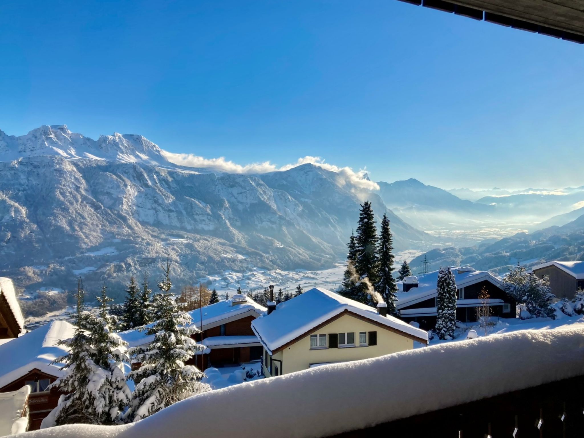 Haus Steinbock (CharmingStay), (Flumserberg Tannenheim), — Terrace (5 of 31)
