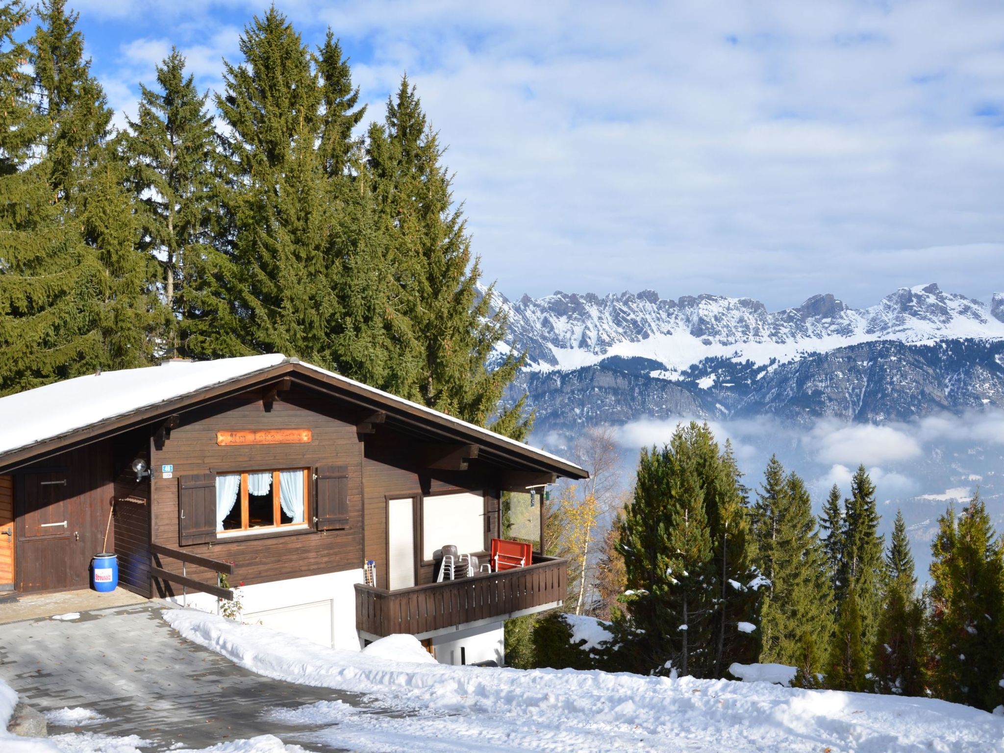 Chalet am Tobelbach, (Flumserberg Tannenheim). 4.5 Zimmer Chalet