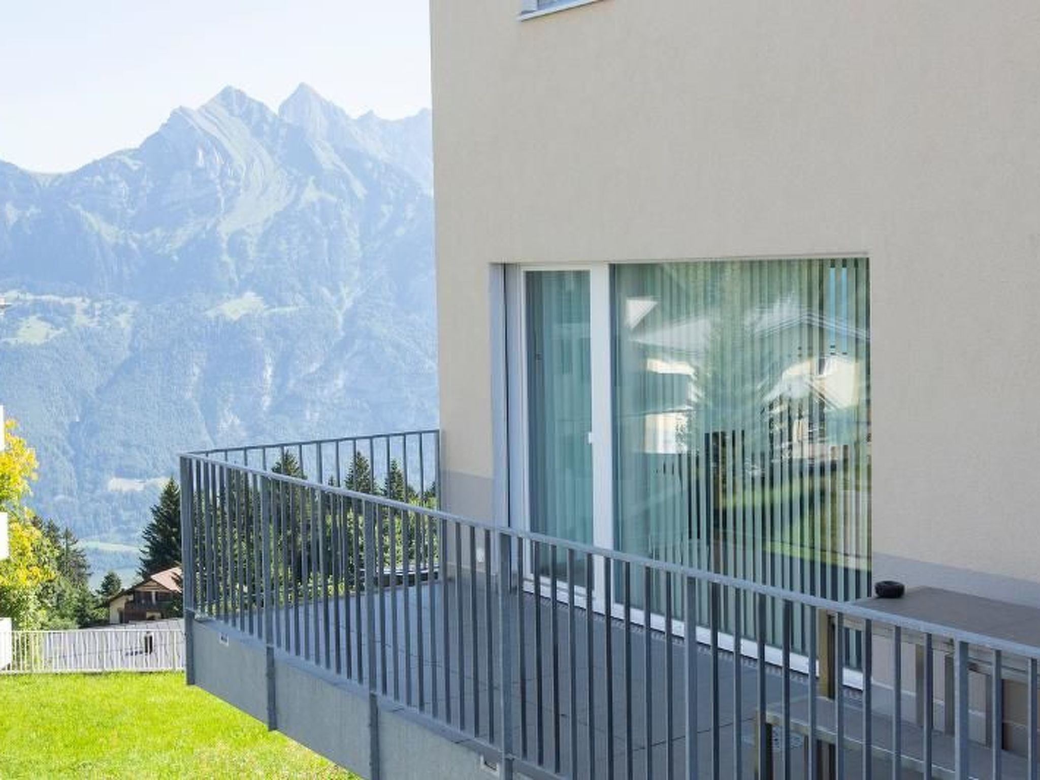 Appartement Brunner's Gamperdon, (Flumserberg Tannenboden), – Terrasse, photo 5 sur 17