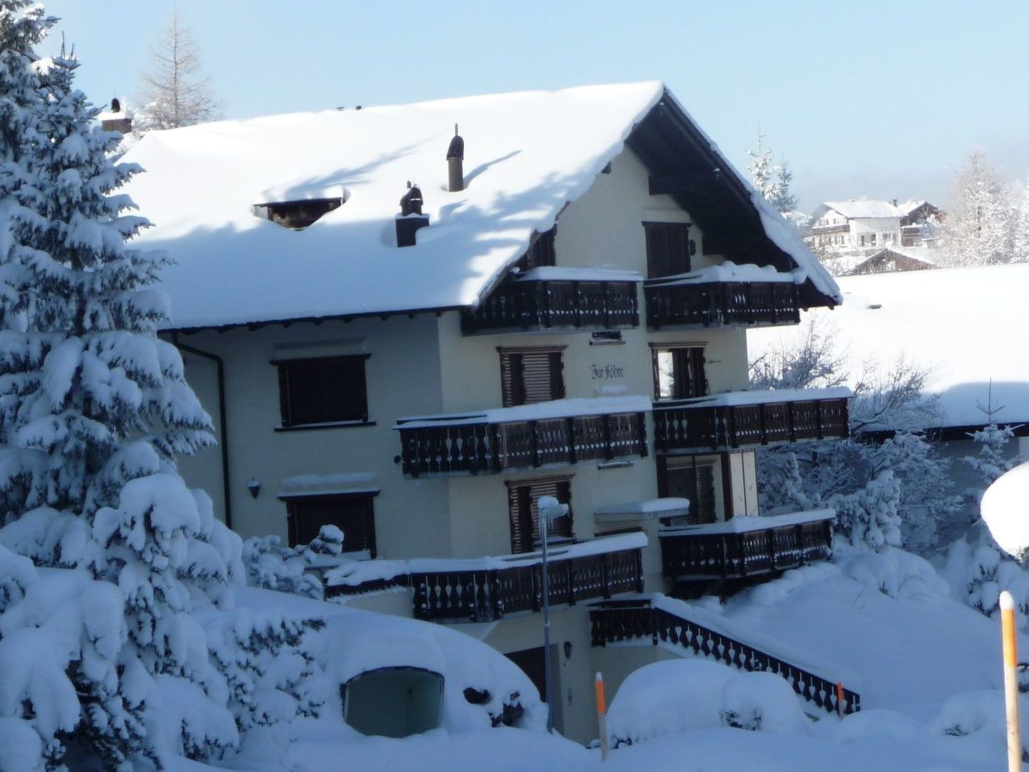 Appartement Haus zur Föhre (Whg. Selzam), (Flumserberg Tannenboden), – Extérieur de la maison, photo 8 sur 11