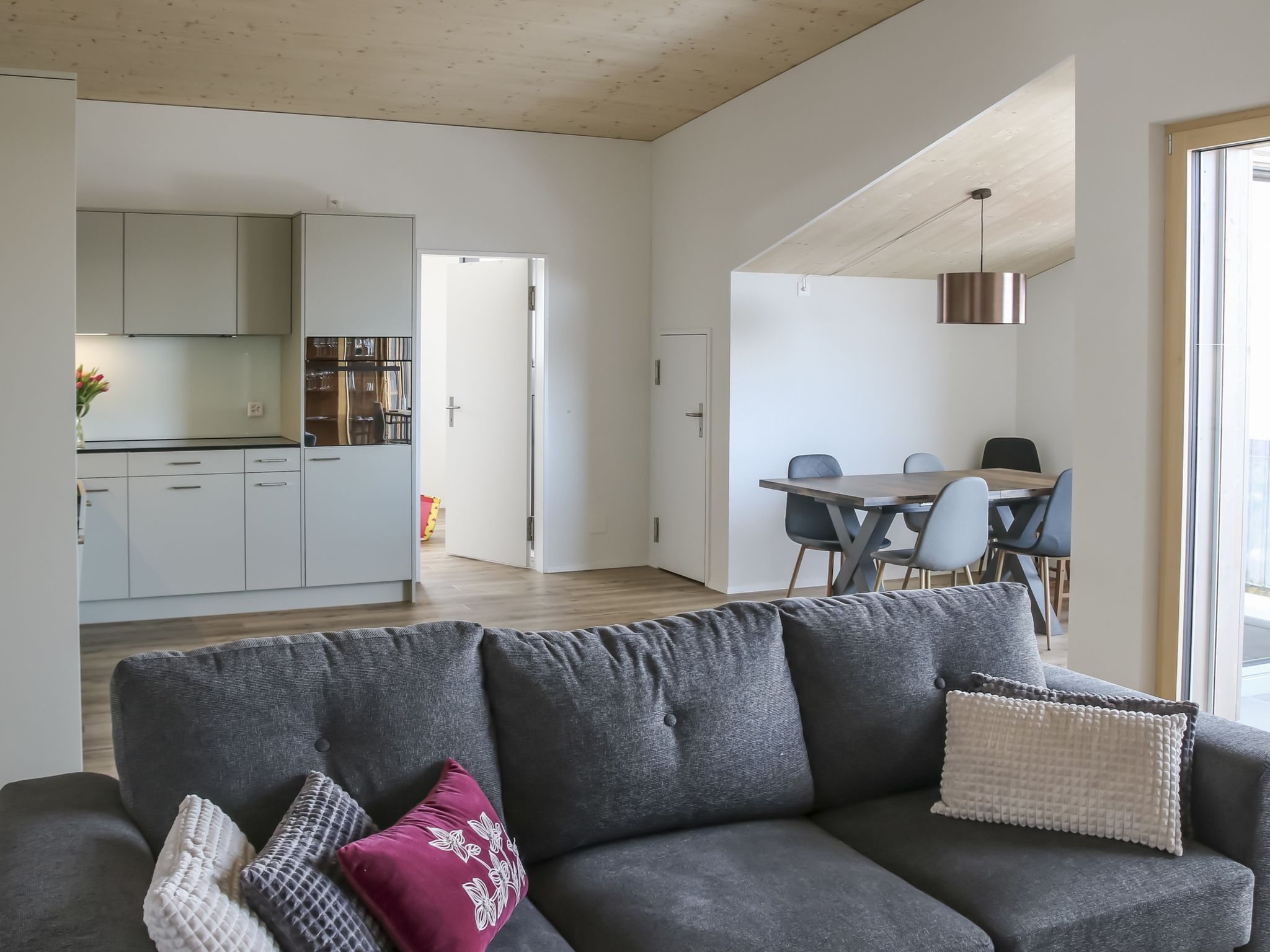 Dachwohnung Tannenboden, Whg. Schmid, (Flumserberg Tannenboden). 3.5-Zimmer Dac - Binnen