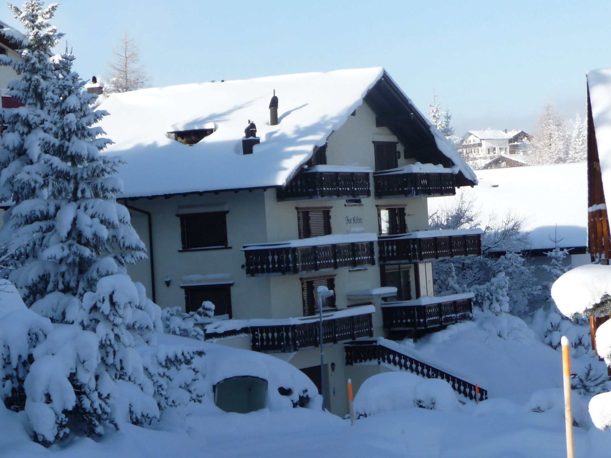 Appartement Haus zur Föhre (Whg. Lendi), (Flumserberg Tannenboden), – Extérieur de la maison, photo 9 sur 9