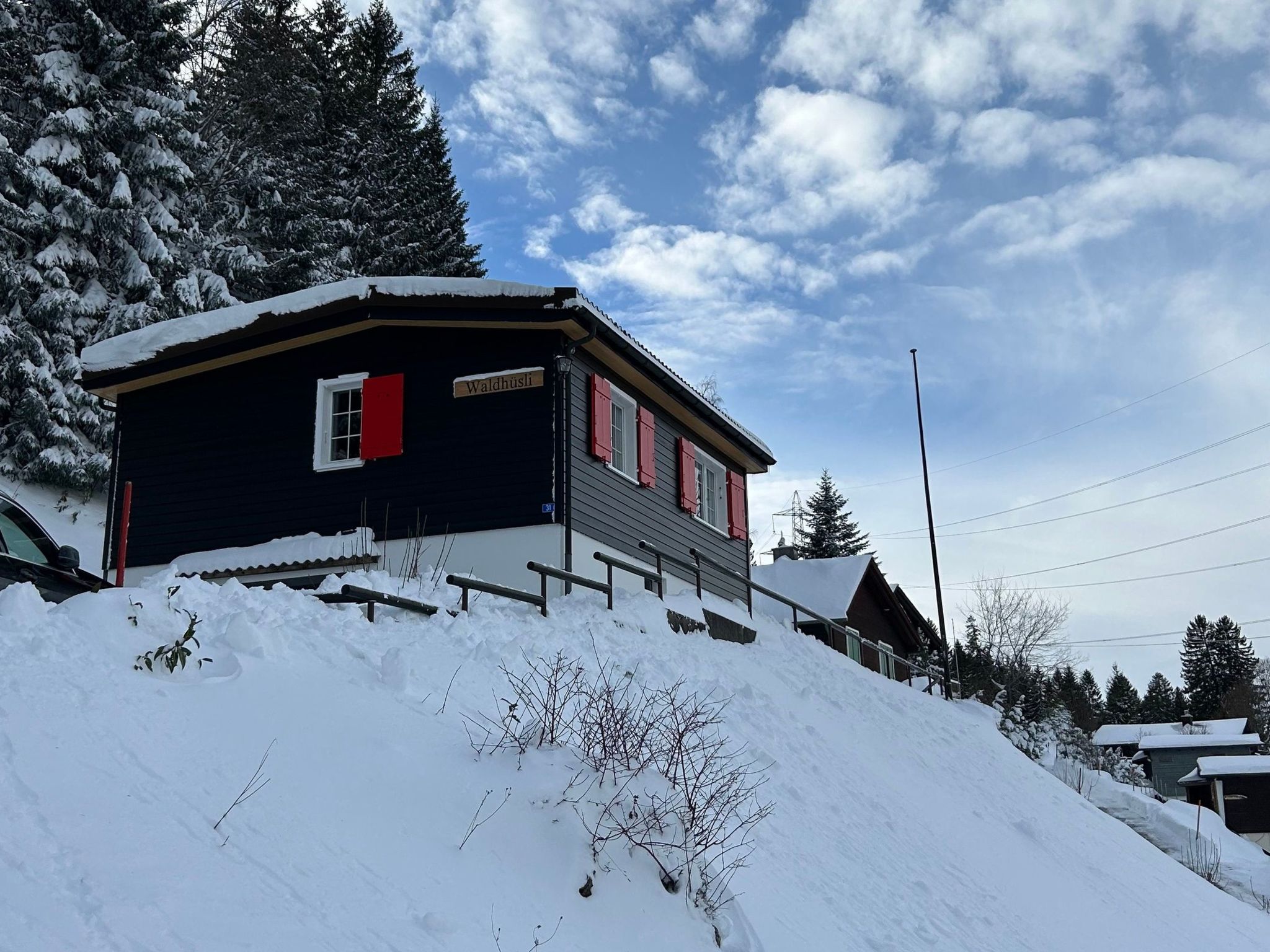 Appartement Chalet Waldhüsli (CharmingStay), (Flumserberg Tannenboden), – Extérieur de la maison, photo 39 sur 45