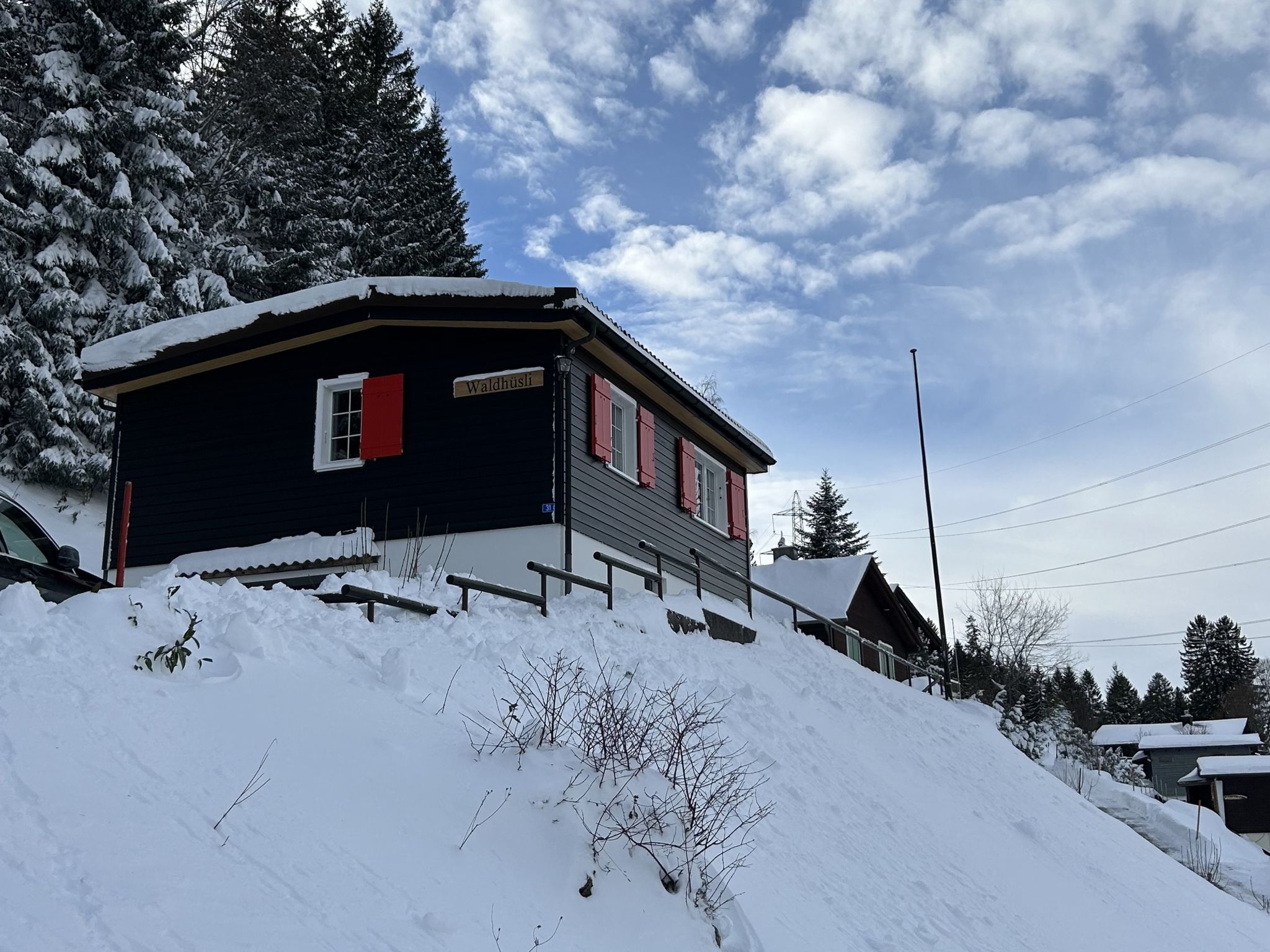 Chalet Waldhüsli (CharmingStay), (Flumserberg Tannenboden), - Dehors