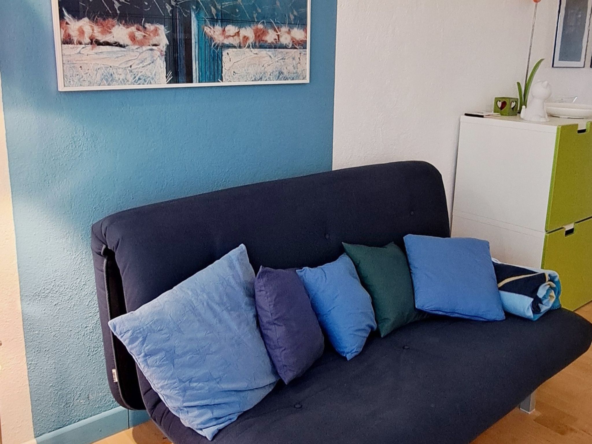 Waldhaus B1/31 & 32 (CharmingStay). 1.5-Zimmer Wohnung/Studio B1/32 - Drinnen