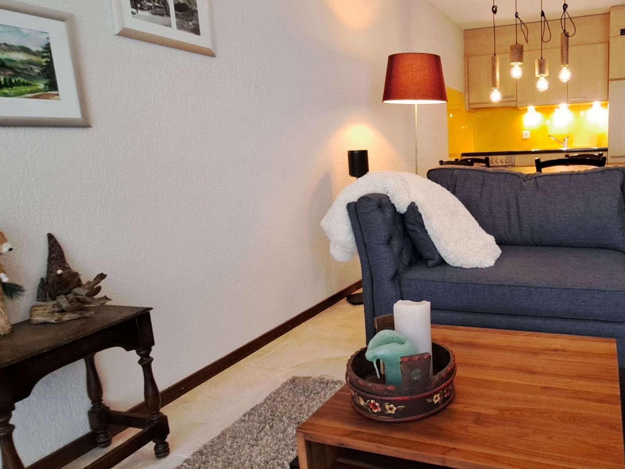 Waldhaus B1/31 & 32 (CharmingStay). 1.5-Zimmer Wohnung/Studio B1/32 - Drinnen