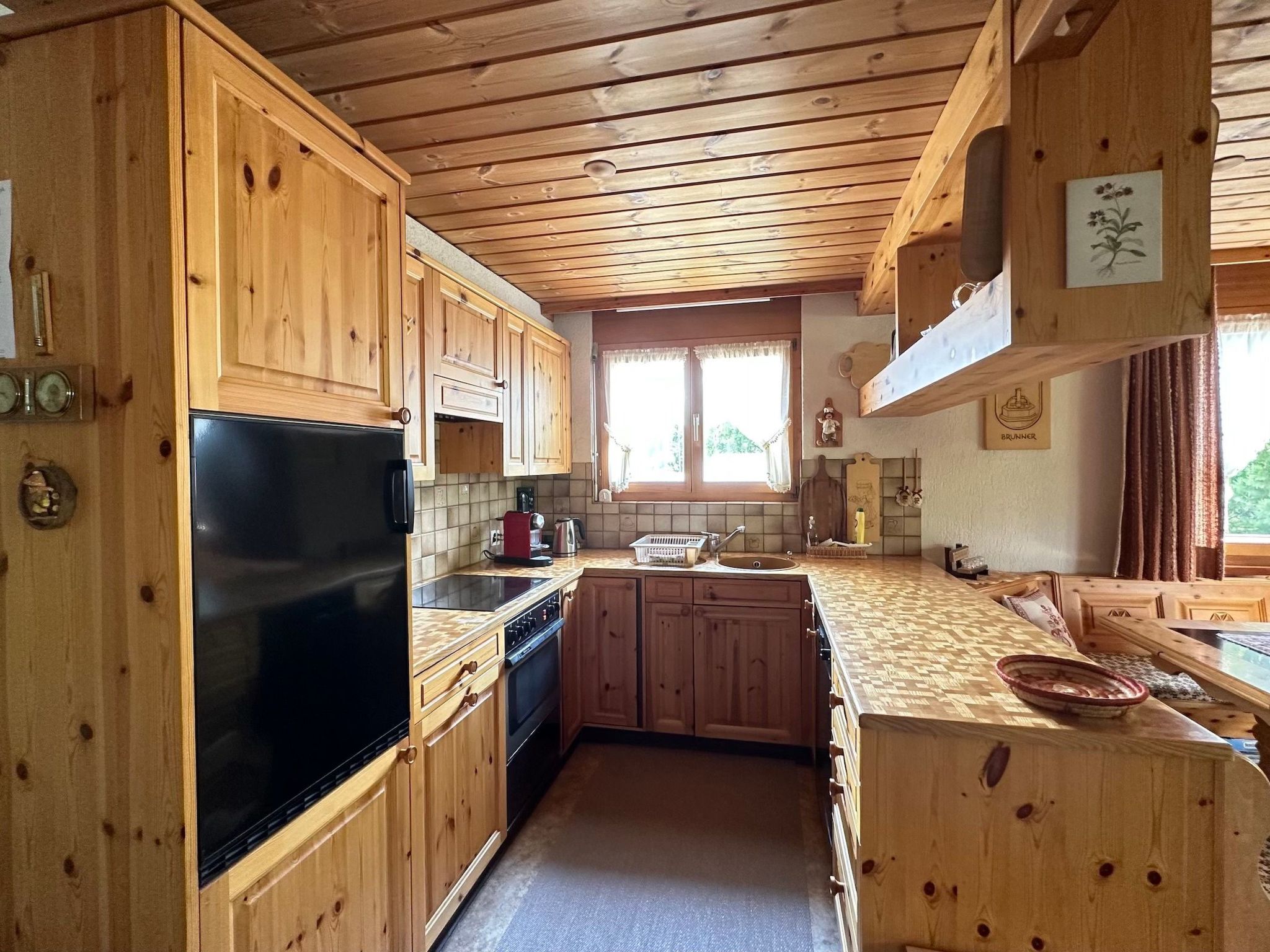 Appartement "Haus zur Arve", (Flumserberg Tannenboden), – Cuisine et coin repas, photo 7 sur 21