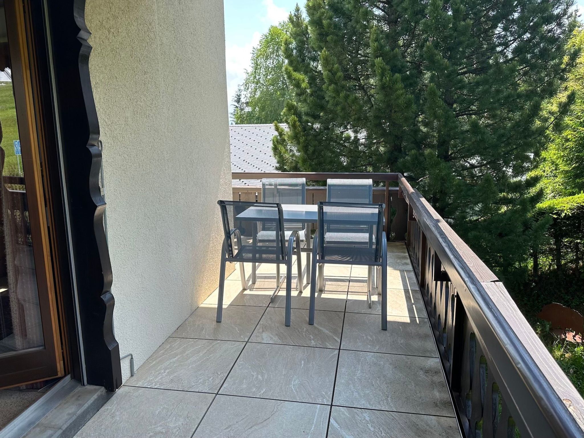 Appartement "Haus zur Arve", (Flumserberg Tannenboden), – Terrasse, photo 21 sur 21