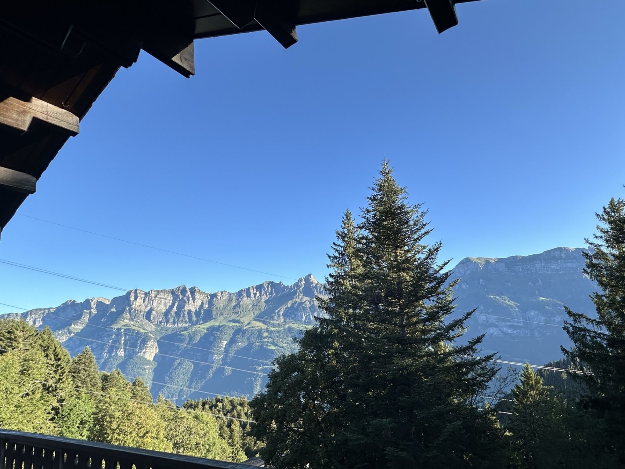 Chalet Tännli (CharmingStay). 3.5-Zimmerwohnung OG - Draußen