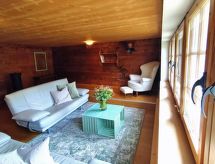 Ruim vakantiehuis met sauna en tuin aan golfbaan in Schwellbrunn - thumbnail 4
