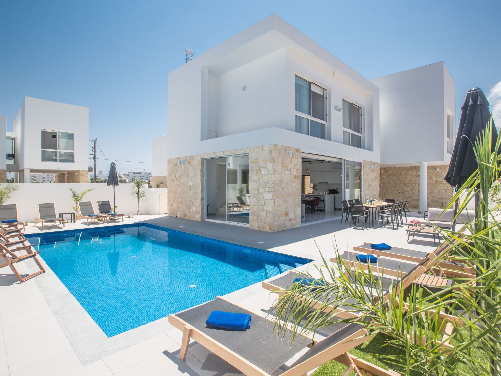 Protaras Vie Bleu Villa mit Pool, im Zentrum