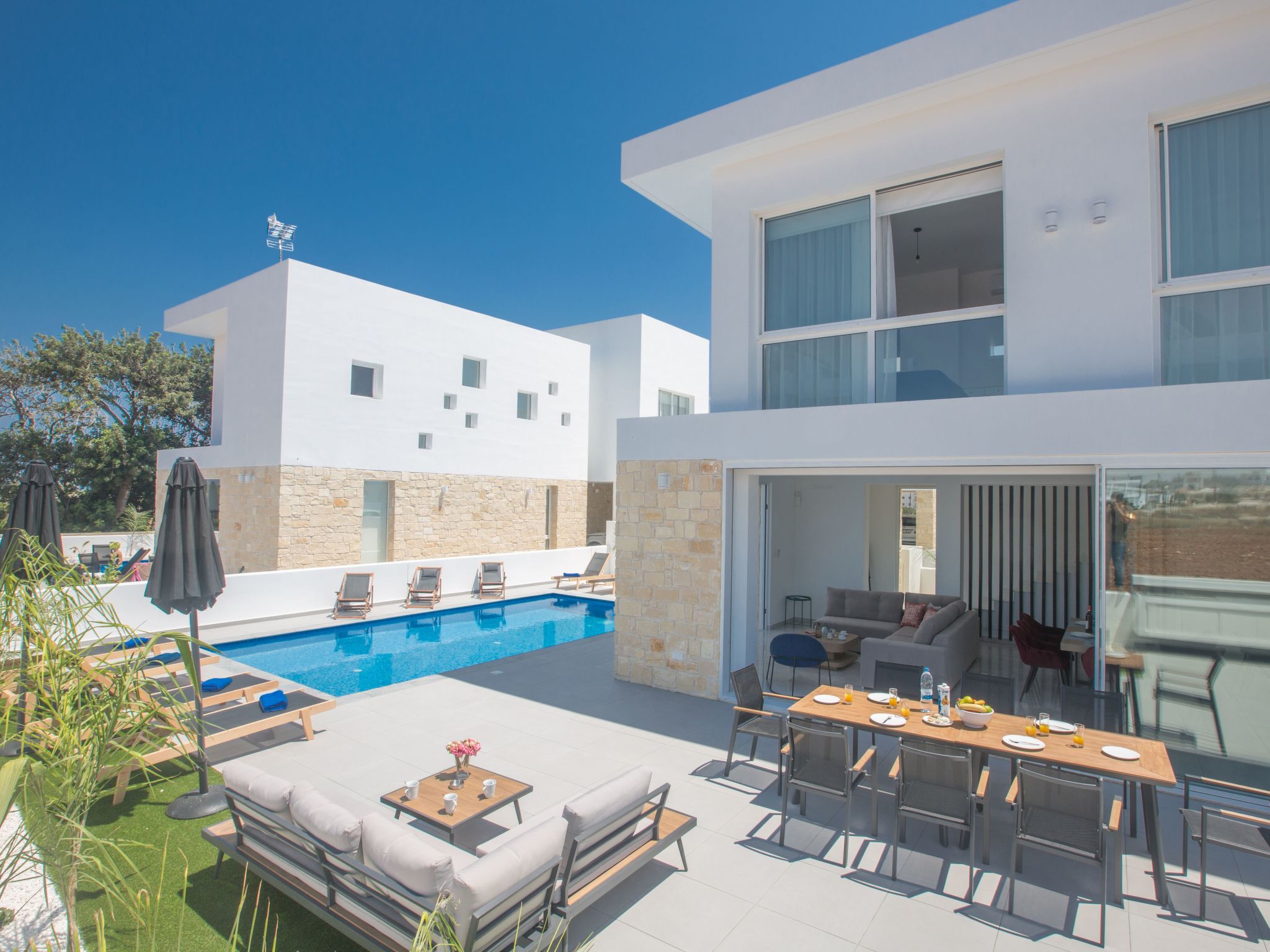 Protaras Vie Bleu Villa mit Pool, im Zentrum