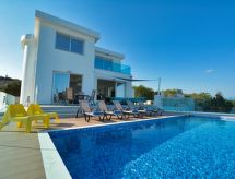 Prachtige privévilla met 4 slaapkamers, zwembad en panoramisch zeezicht in Protaras - thumbnail 2