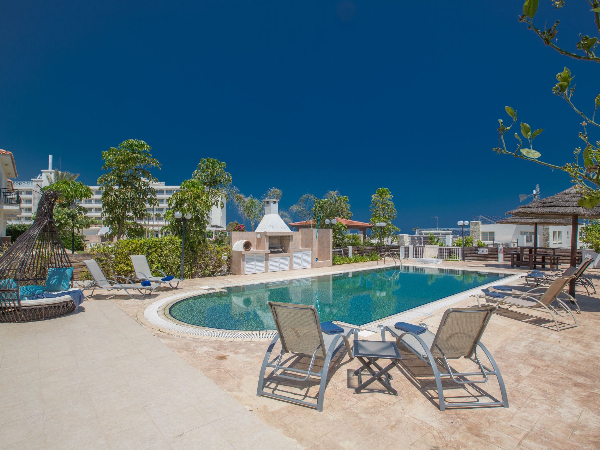 Protaras Villa mit Pool am Strand der Fig Tree Bay