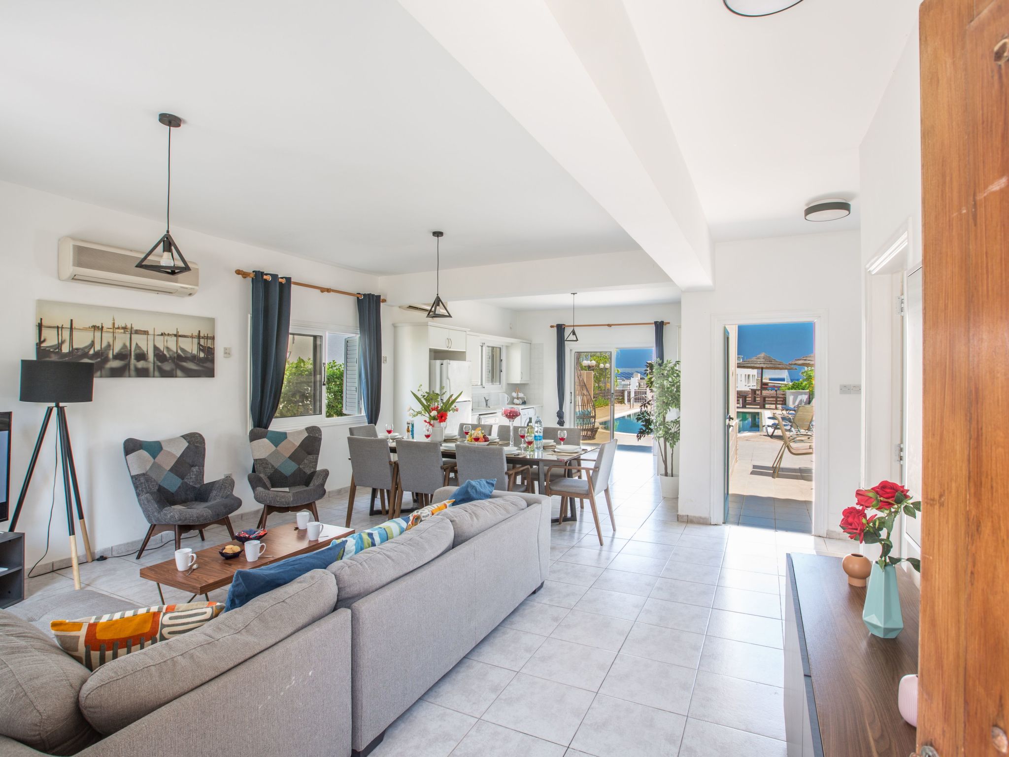 Protaras Villa mit Pool am Strand der Fig Tree Bay-Image-tags.info