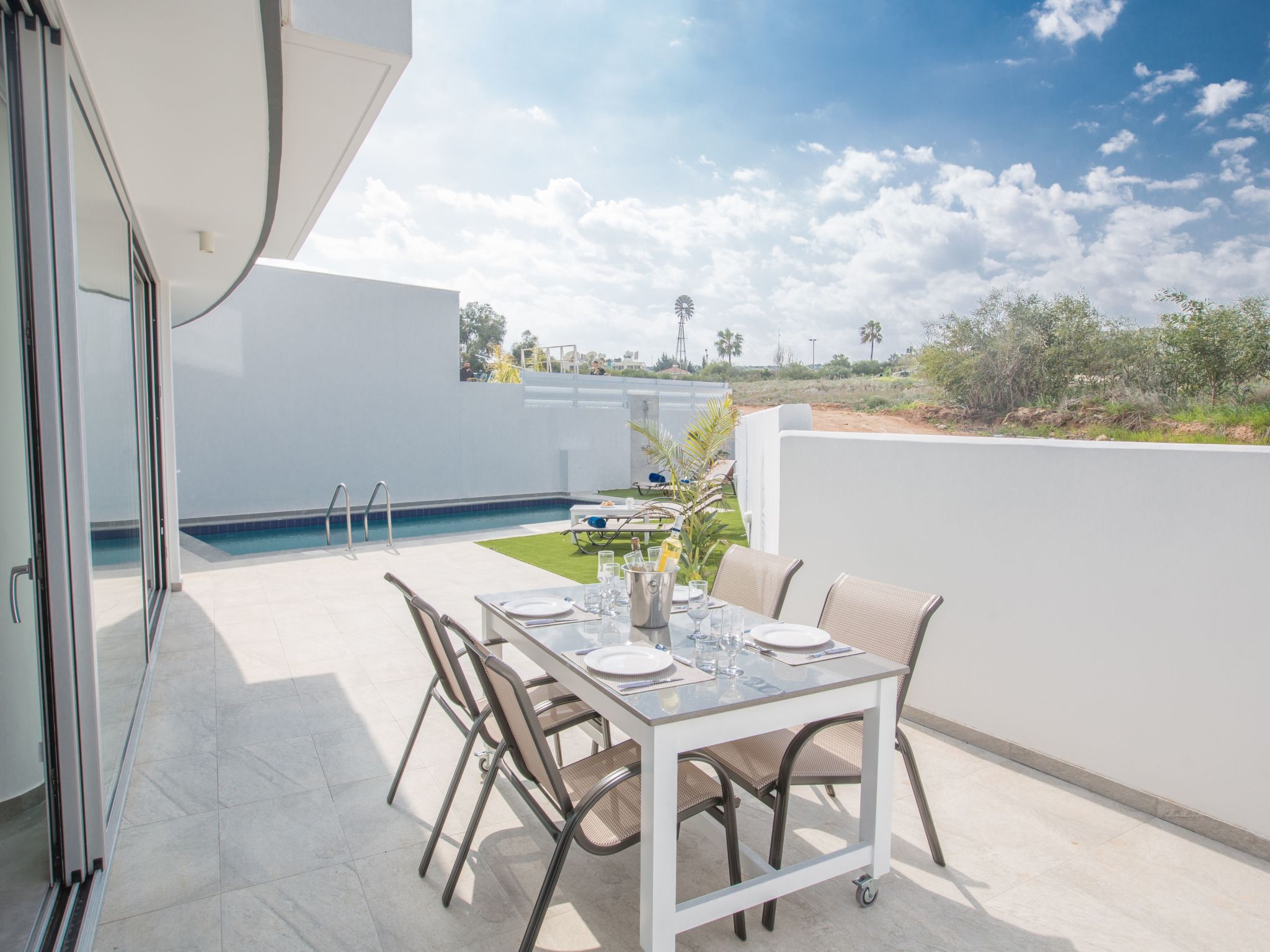 Protaras Villa mit privatem Pool und Dachgarten