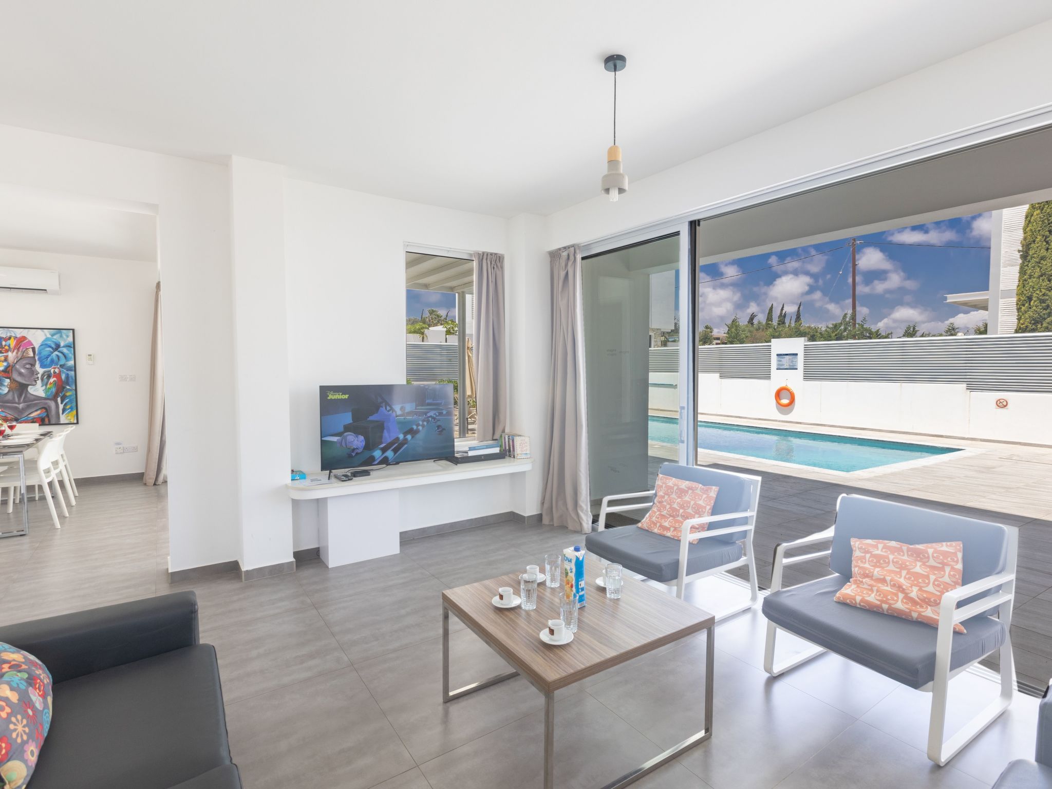 Greco Villa CCV4. 5-Schlafzimmer-Villa mit privatem Pool in Protaras Zentrum-Image-tags.info