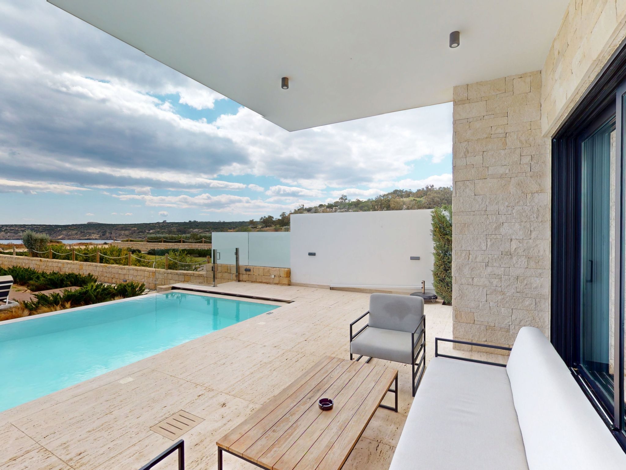 Periyiali Resort - Front Line Villa Chronos - 8-Binnen