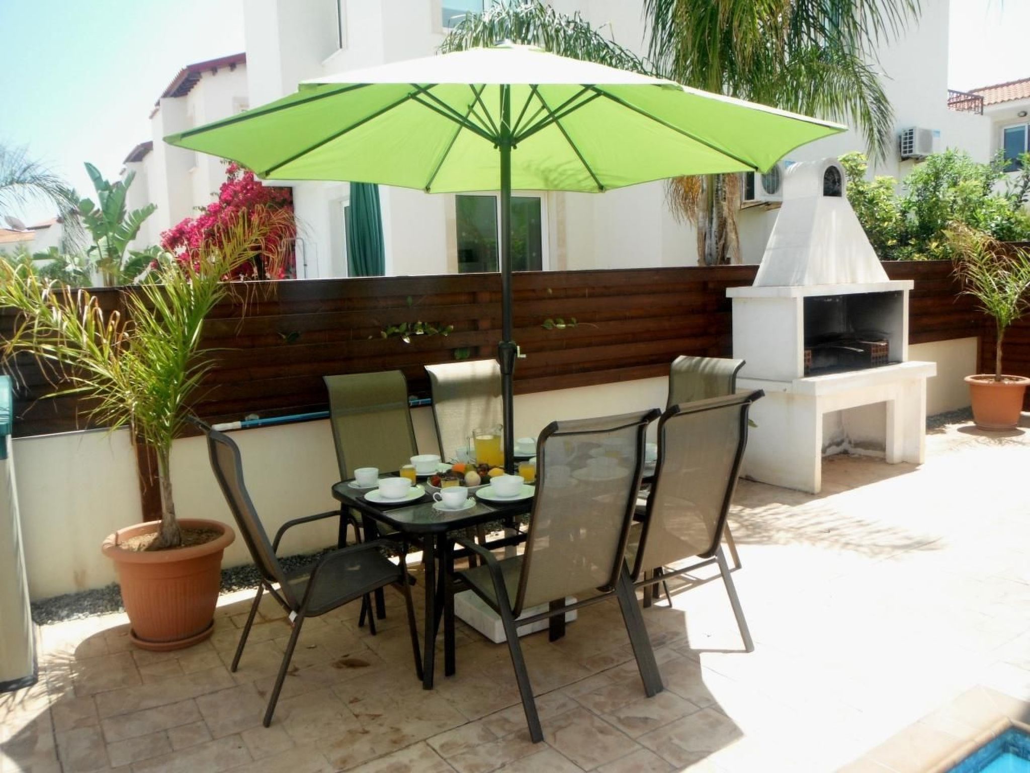 "Palmenvilla" mit privatem Balkon