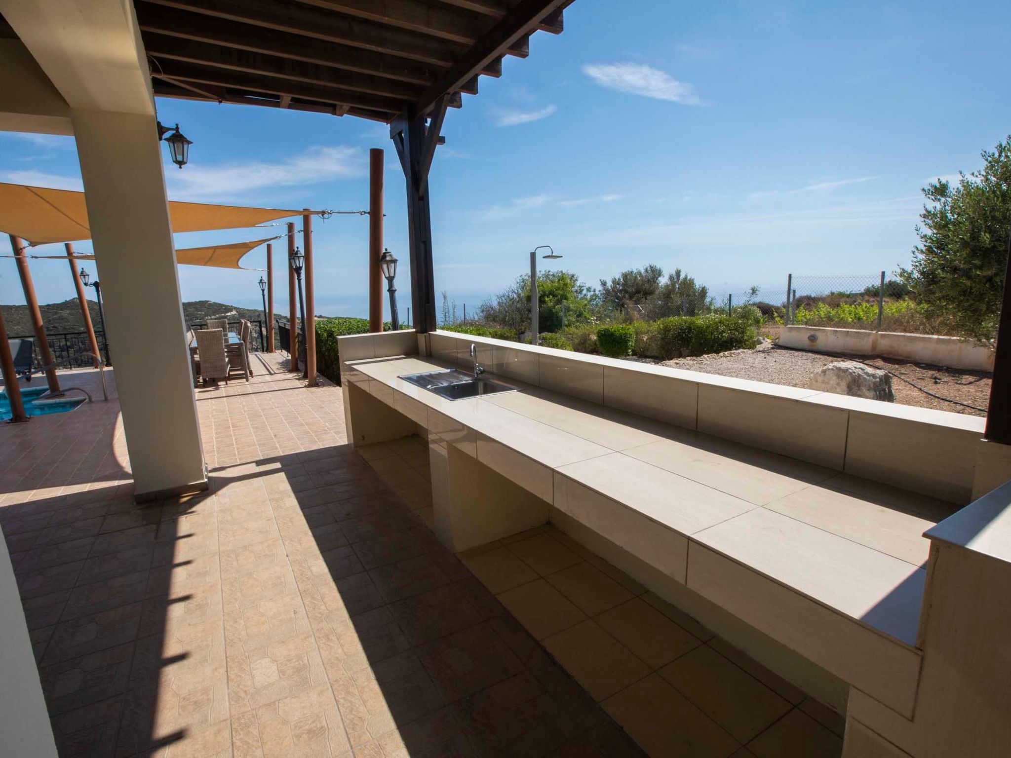 Villa mit Blick auf die Berge und Whirlpool-Binnen
