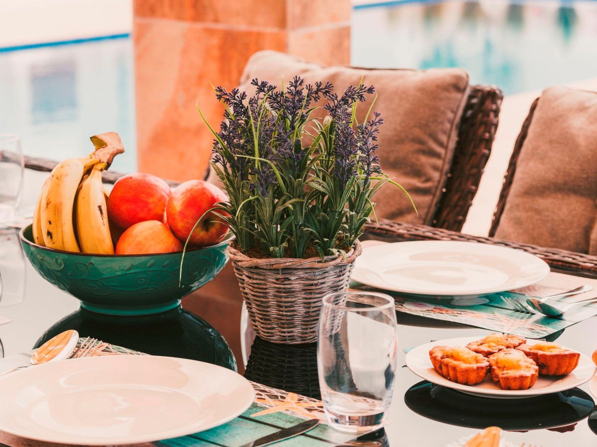 Luxuriöse Villa mit privatem Pool und Whirlpool-Binnen