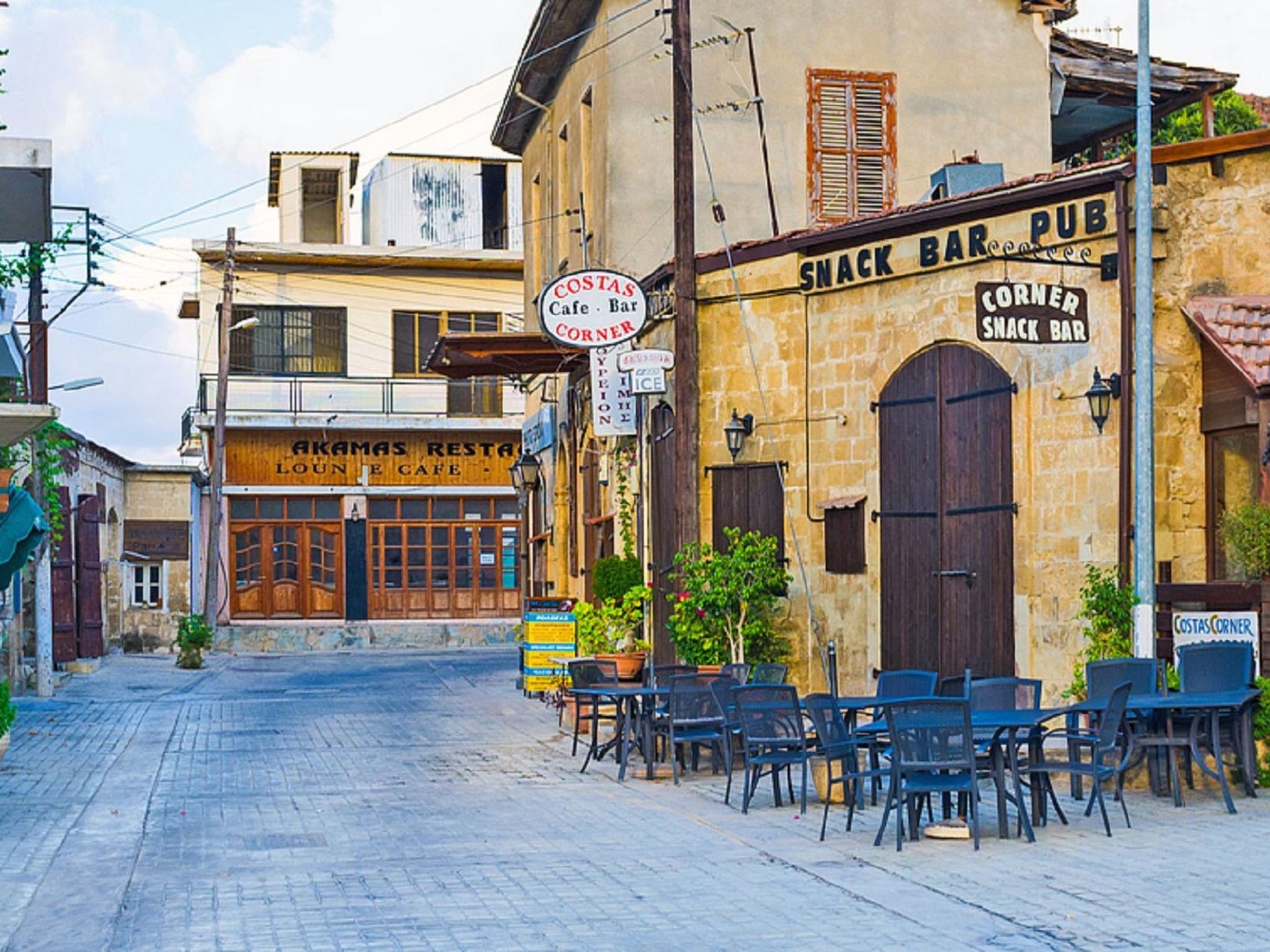 In Polis Chrysochous mit Offenem Kamin-Binnen
