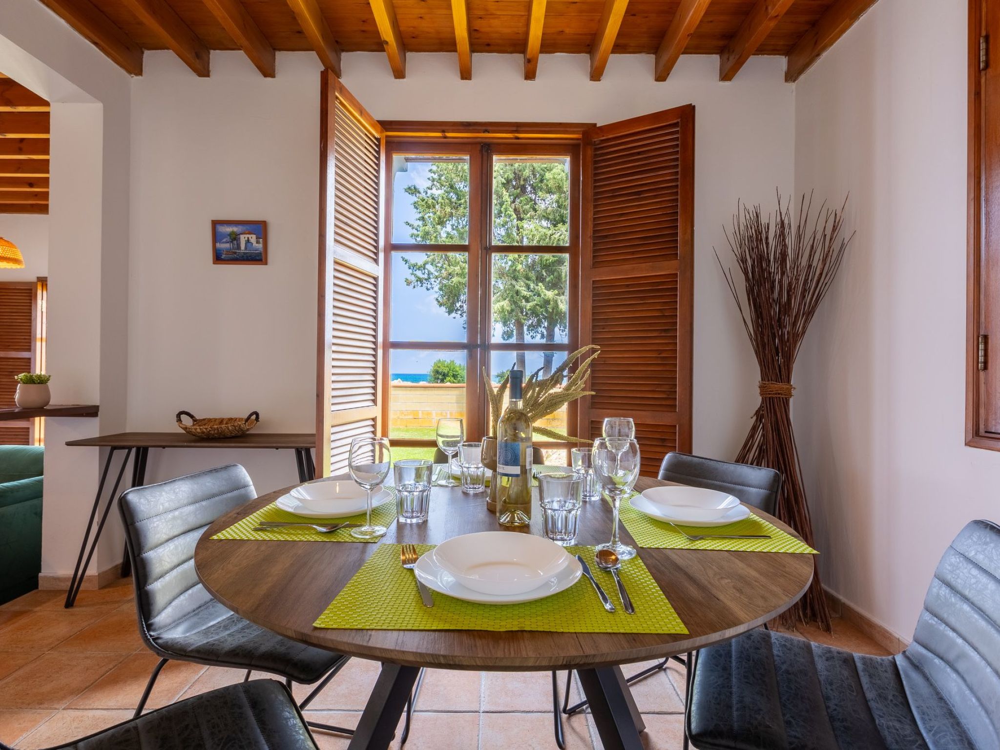 Beach Front 3-Schlafzimmer-Villa - 1. Linie vom Strand-Binnen