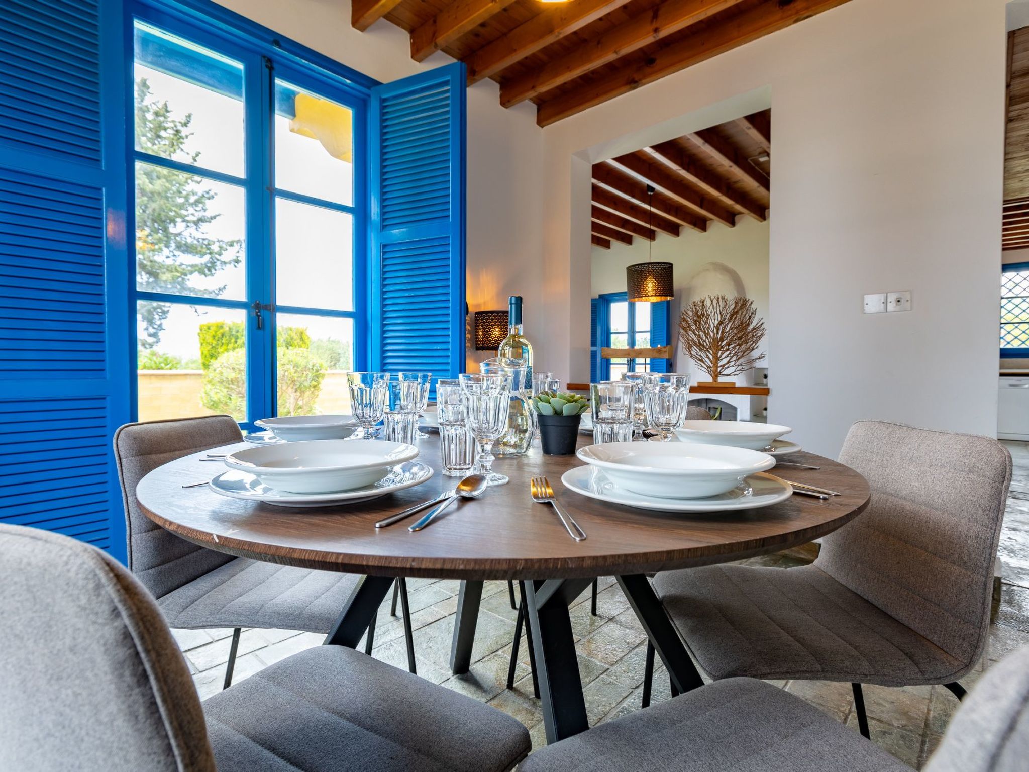 Beach Front 3-Schlafzimmer-Villa - 1. Linie vom Strand-Binnen