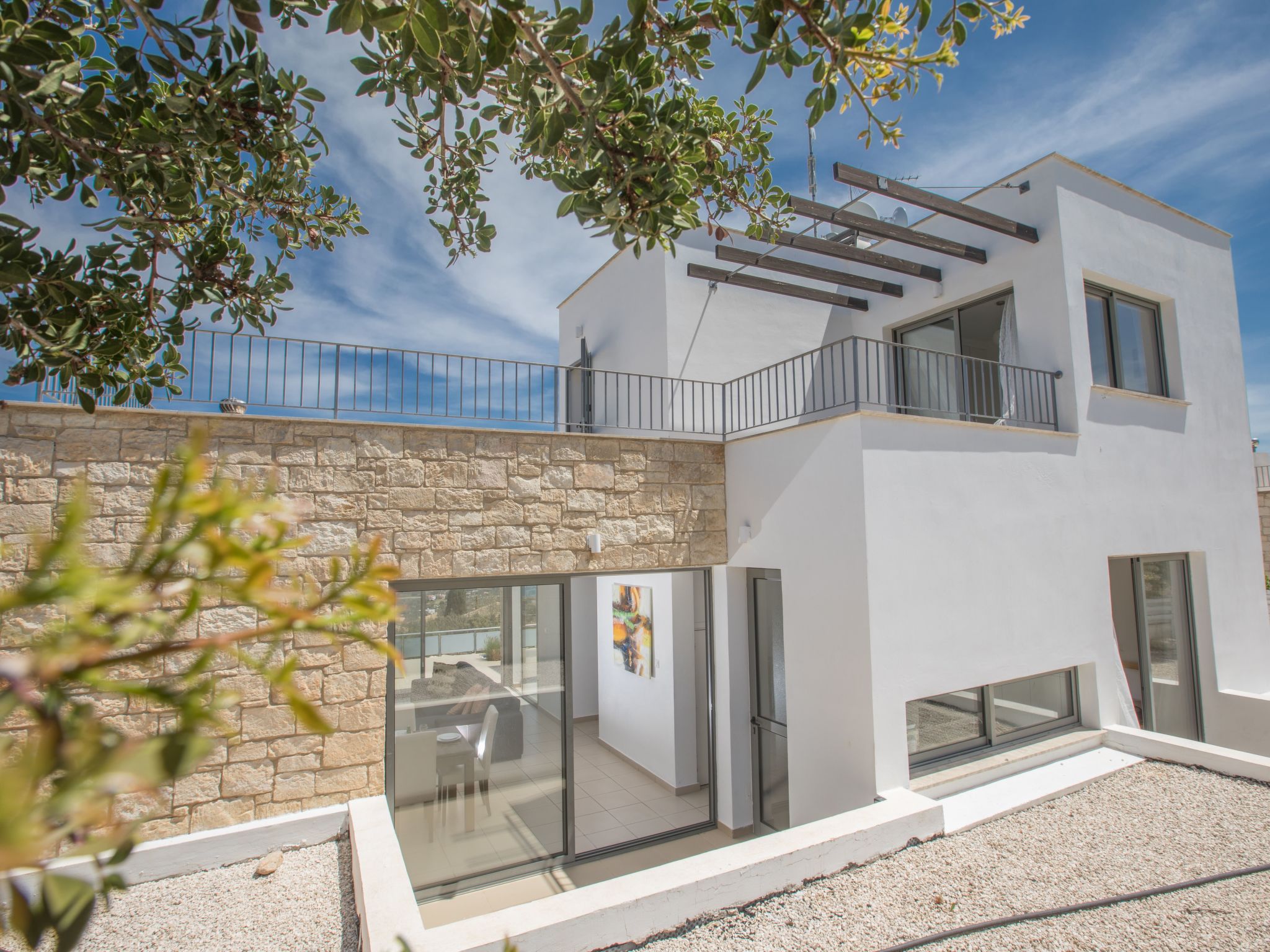 Villa mit Panoramablick auf das Meer von Latchi-Image-tags.info