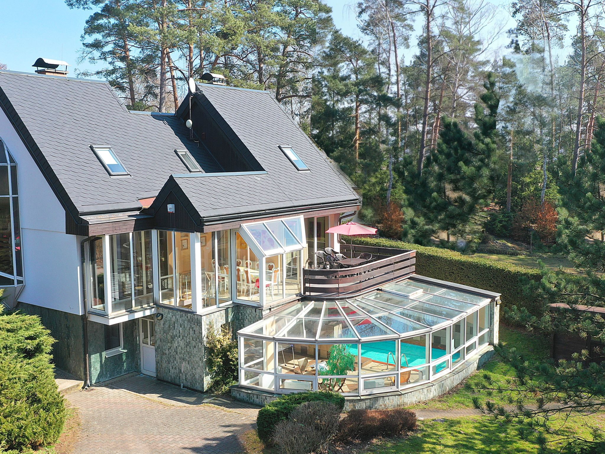 Wellness Ferienhaus Branzez mit Innenpool, Sauna..