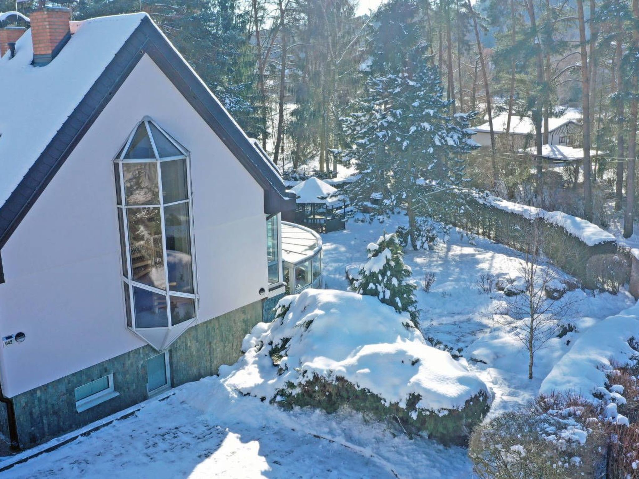 Wellness Ferienhaus Branzez mit Innenpool, Sauna..-Binnen