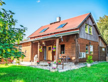 Zonnig chalet voor 8 in Hranice, omheinde tuin bij het Ertsgebergte - thumbnail 1