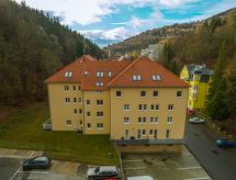 Modern appartement in centrum Jáchymov, vlakbij skipistes en wellness - thumbnail 5