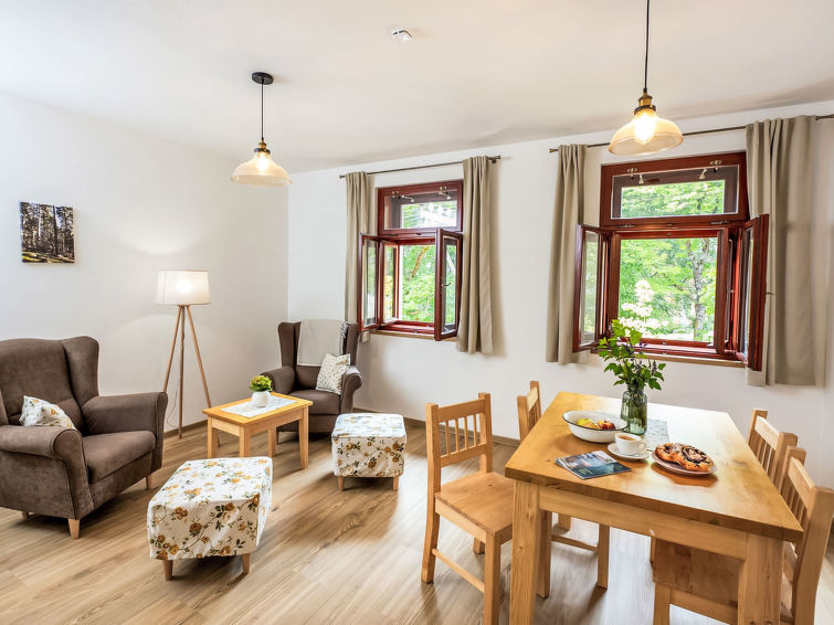 4-persoons appartement Pěkná met sauna in Horní Planá in Horni Plana