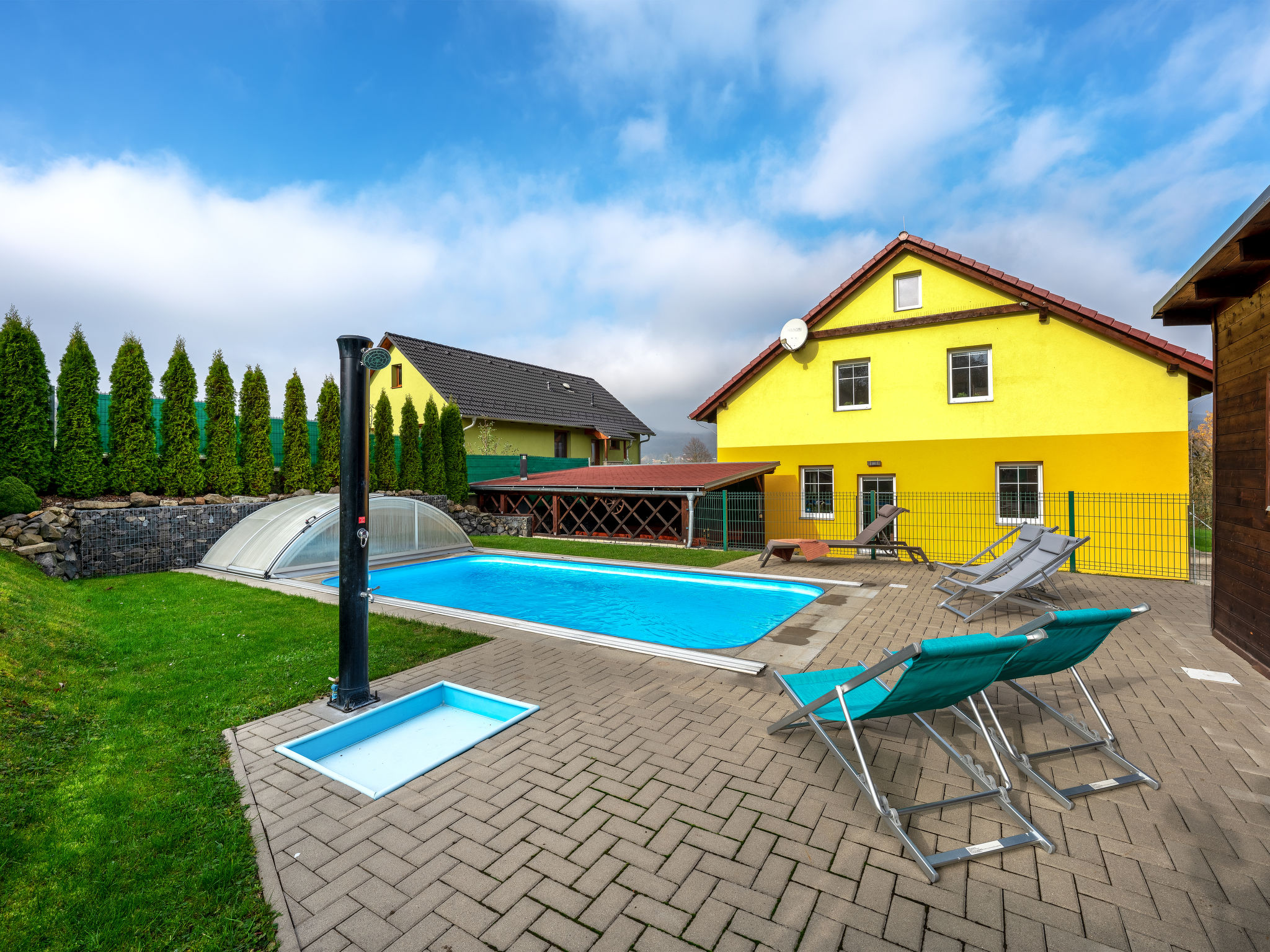 Luxe vakantievilla Jílové met verwarmd zwembad en wellness in Boheems Zwitserland - foto 42
