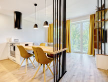 Moderne suite direct aan de skipiste van Klínovec voor 6 personen - thumbnail 1